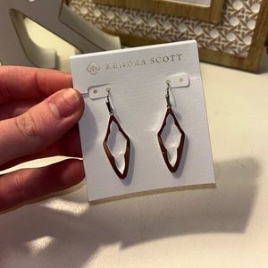 Kendra Scott Silver Drop Earrings